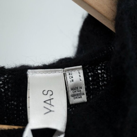 YAS  YASMOLINA KNITTED PULLOVER Black | Large | NWT - Picture 5 of 9